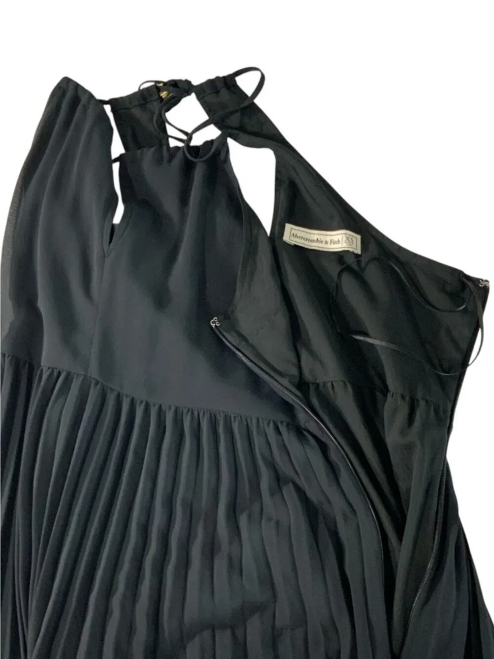 Abercrombie and Fitch Maxi Dress XS Black Halter Sleeveless